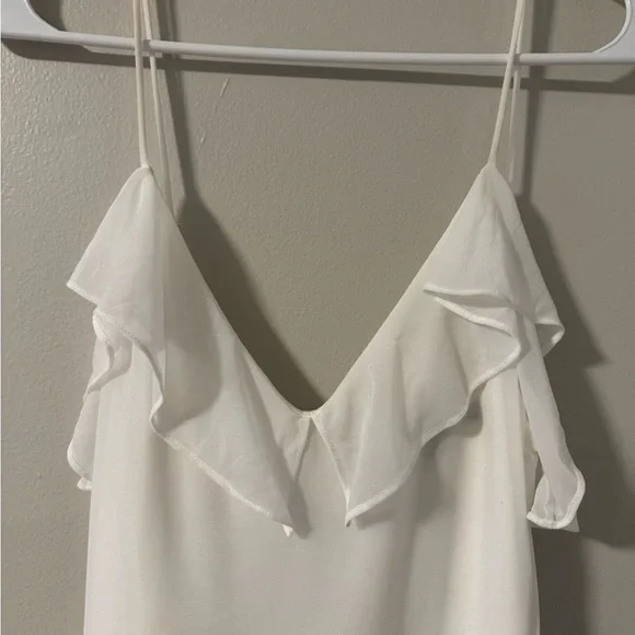 French Connection Adanna Pleated Lace Jersey Dress - Picture 7 of 8